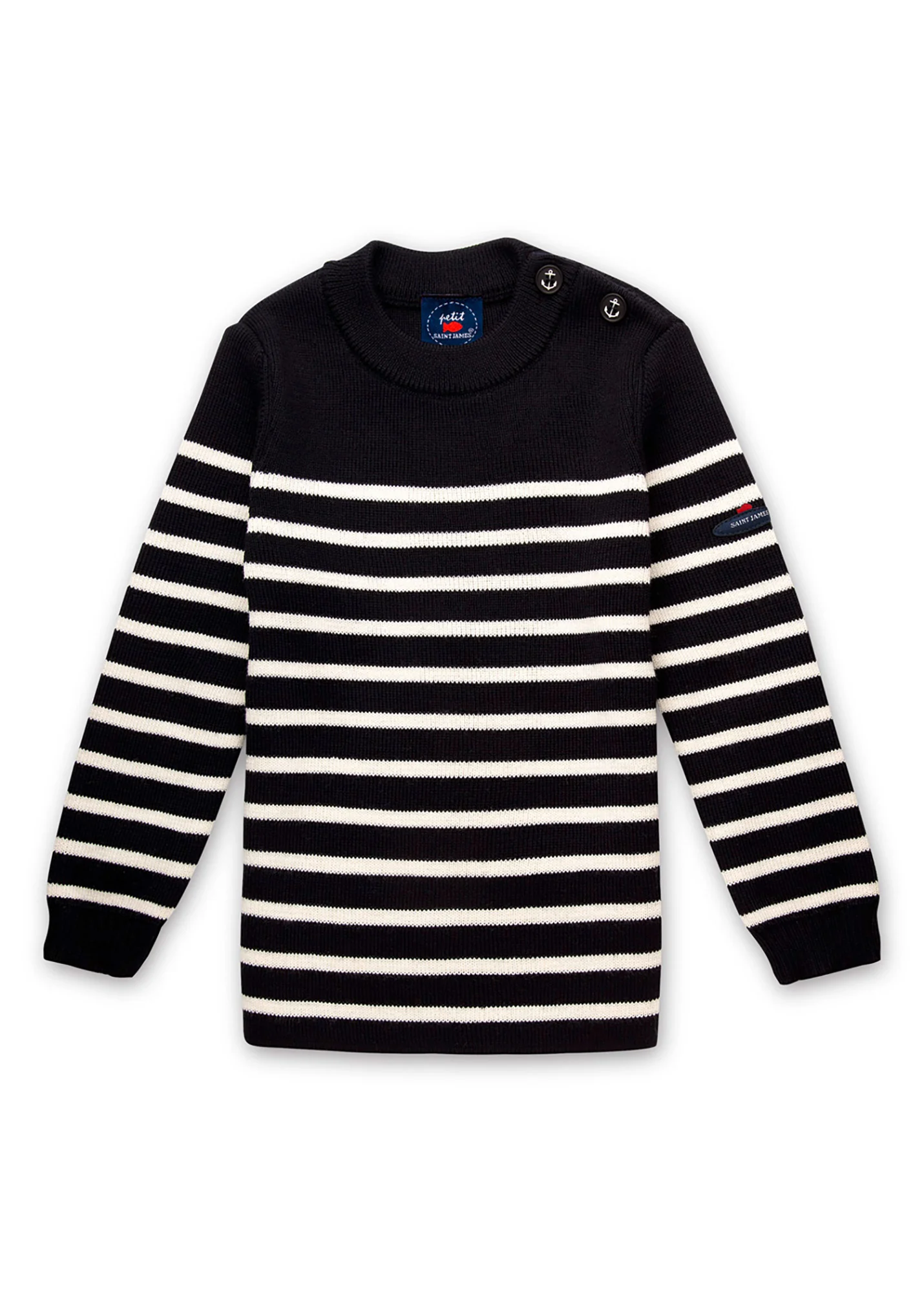 Moussaillon striped jumper (NAVY/ECUME) - Image 3