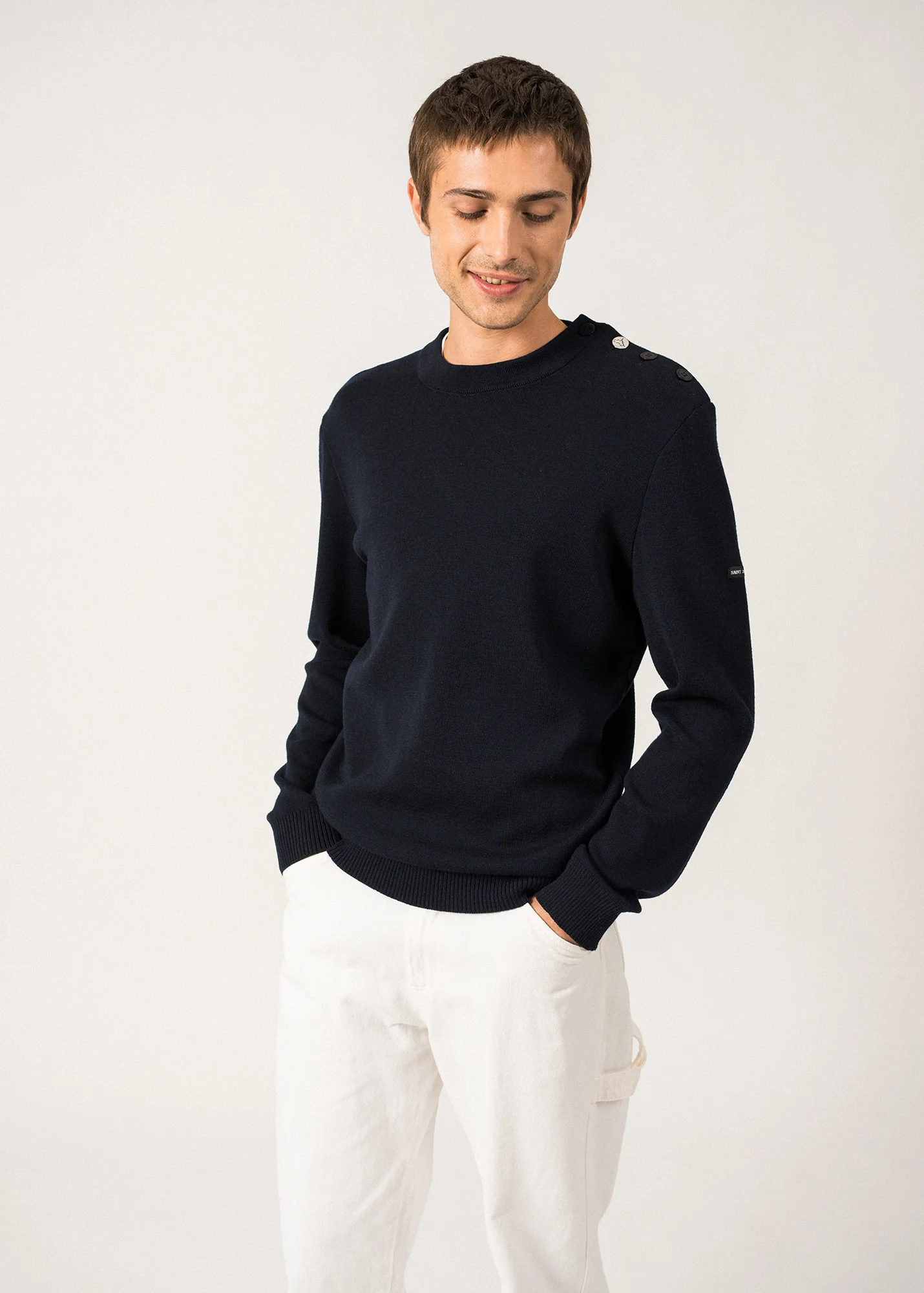 Mondiovision jumper x le Mont Saint-Michel (NAVY/MULTICO) - Image 3