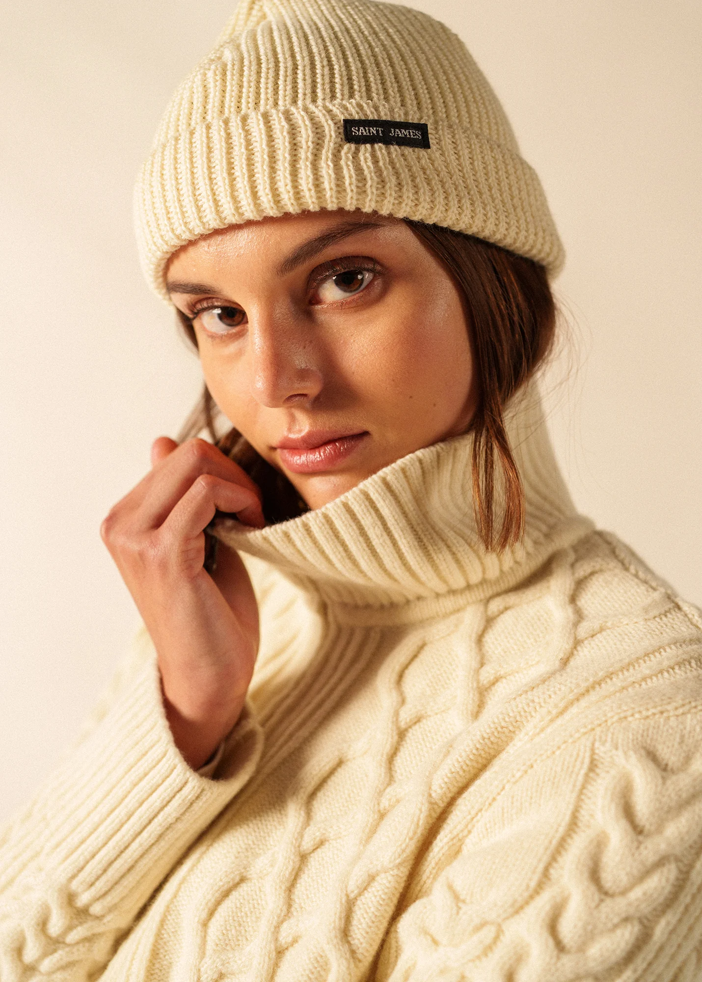 Perlé hat (ECRU) - Image 3