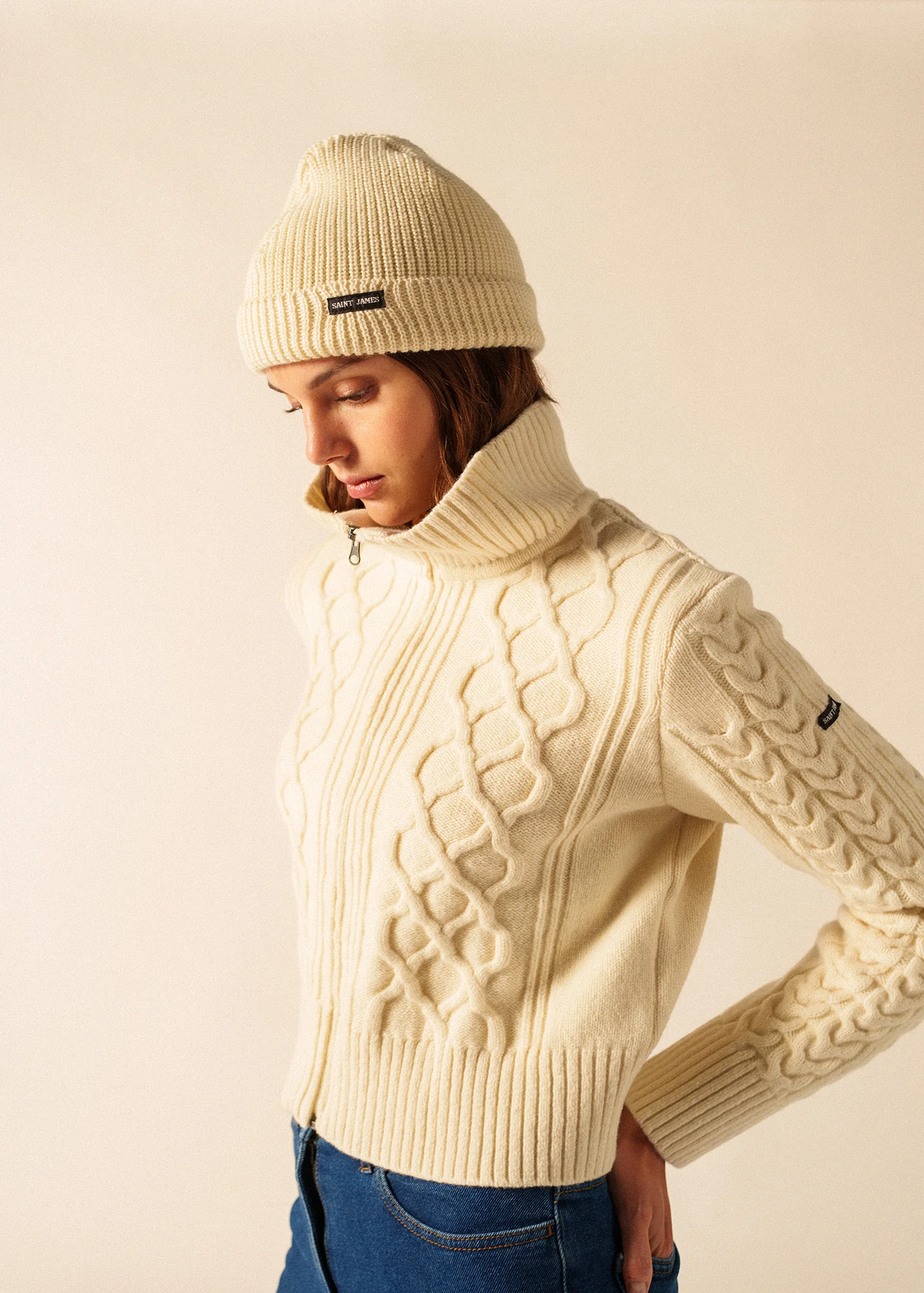 Perlé hat (ECRU) - Image 4