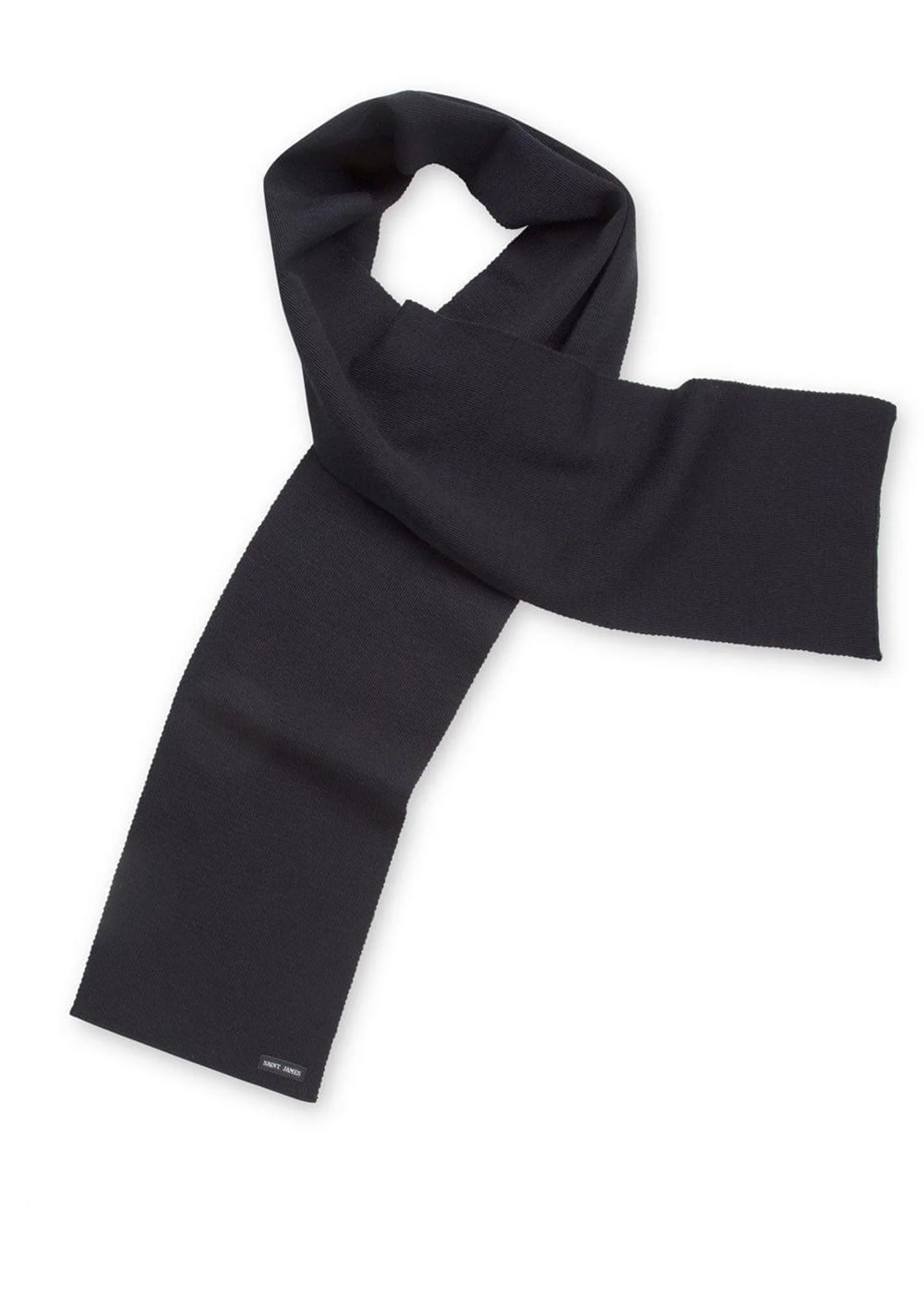 Plain scarf (NAVY) - Image 5
