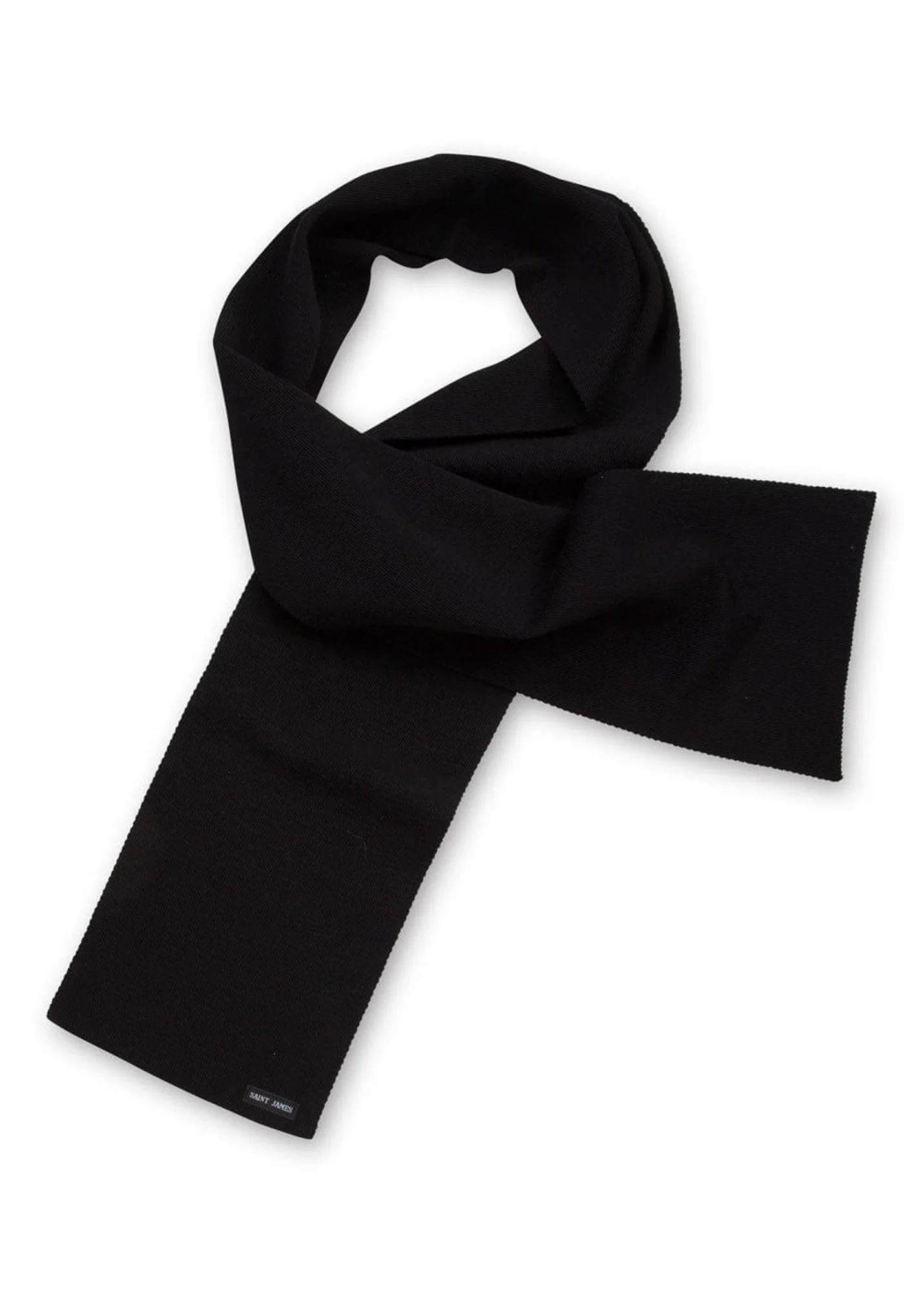 Plain scarf (NOIR) - Image 5