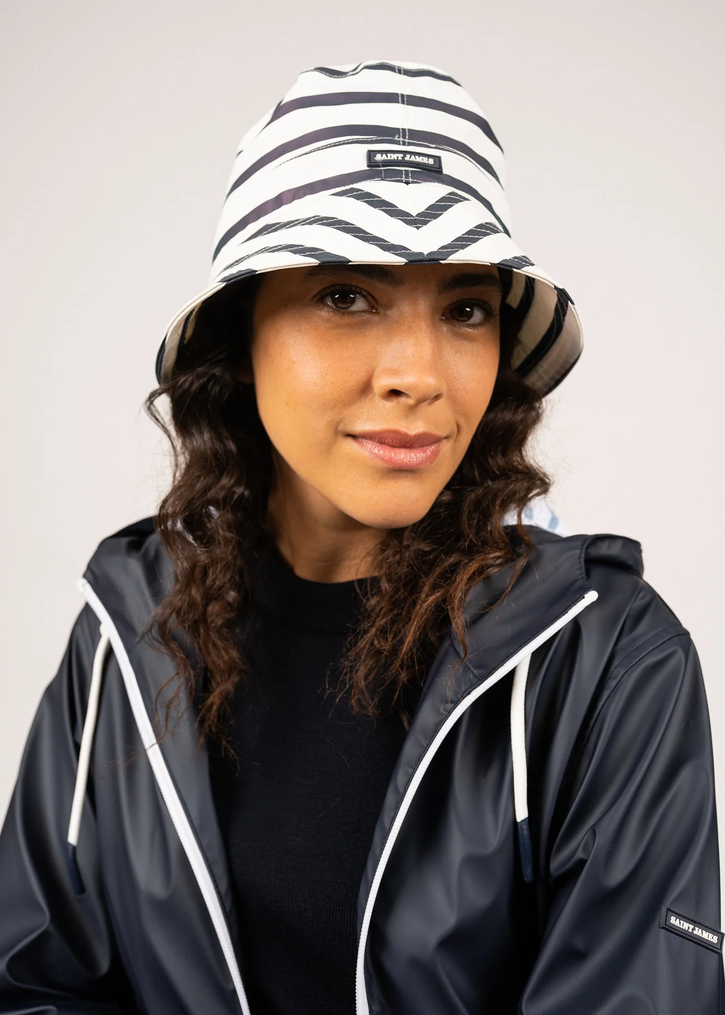 Rain bucket hat (RAYE ECUME/MARINE) - Image 2
