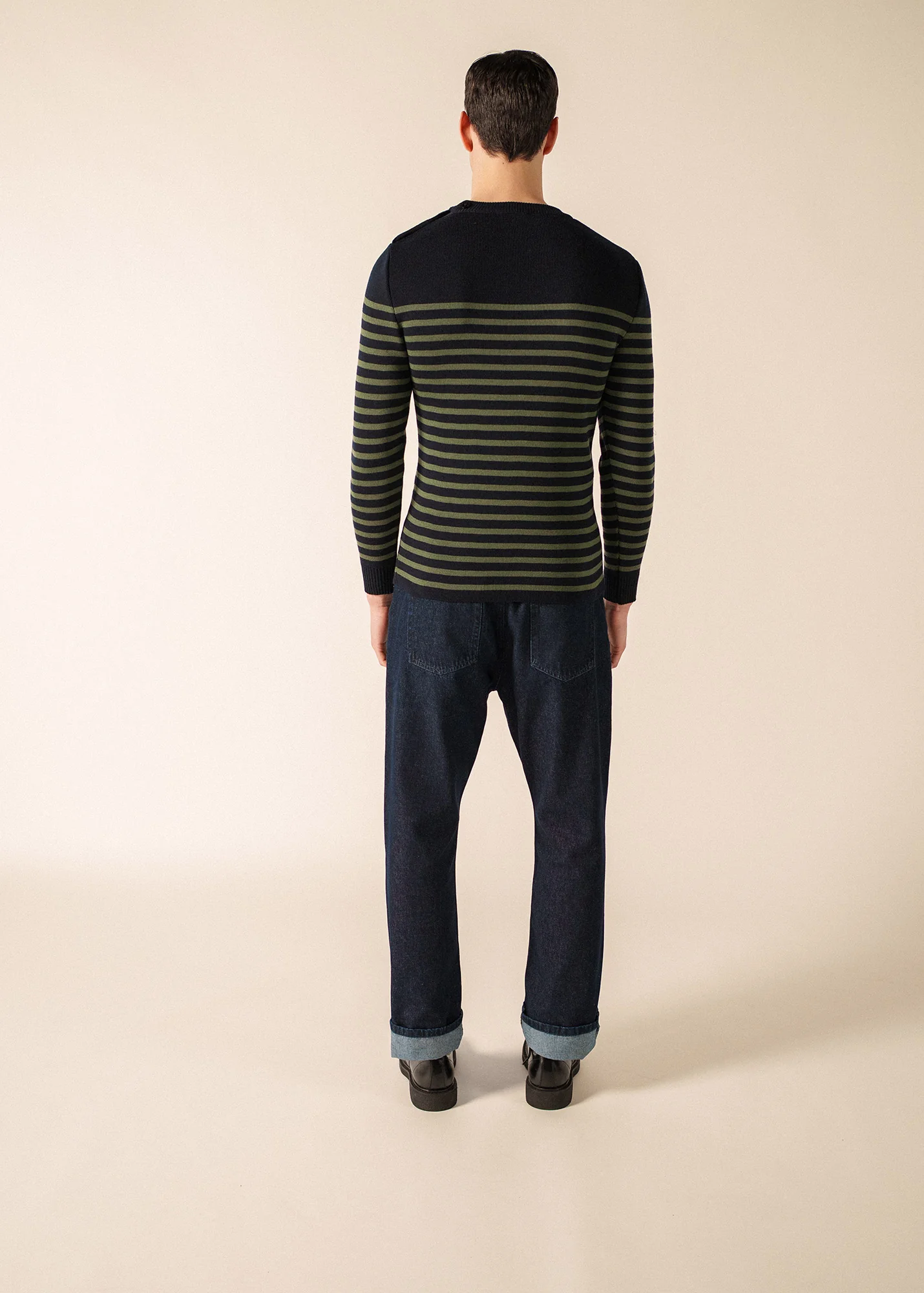 Rochefort sailor jumper (NAVY/ALGUE) - Image 4
