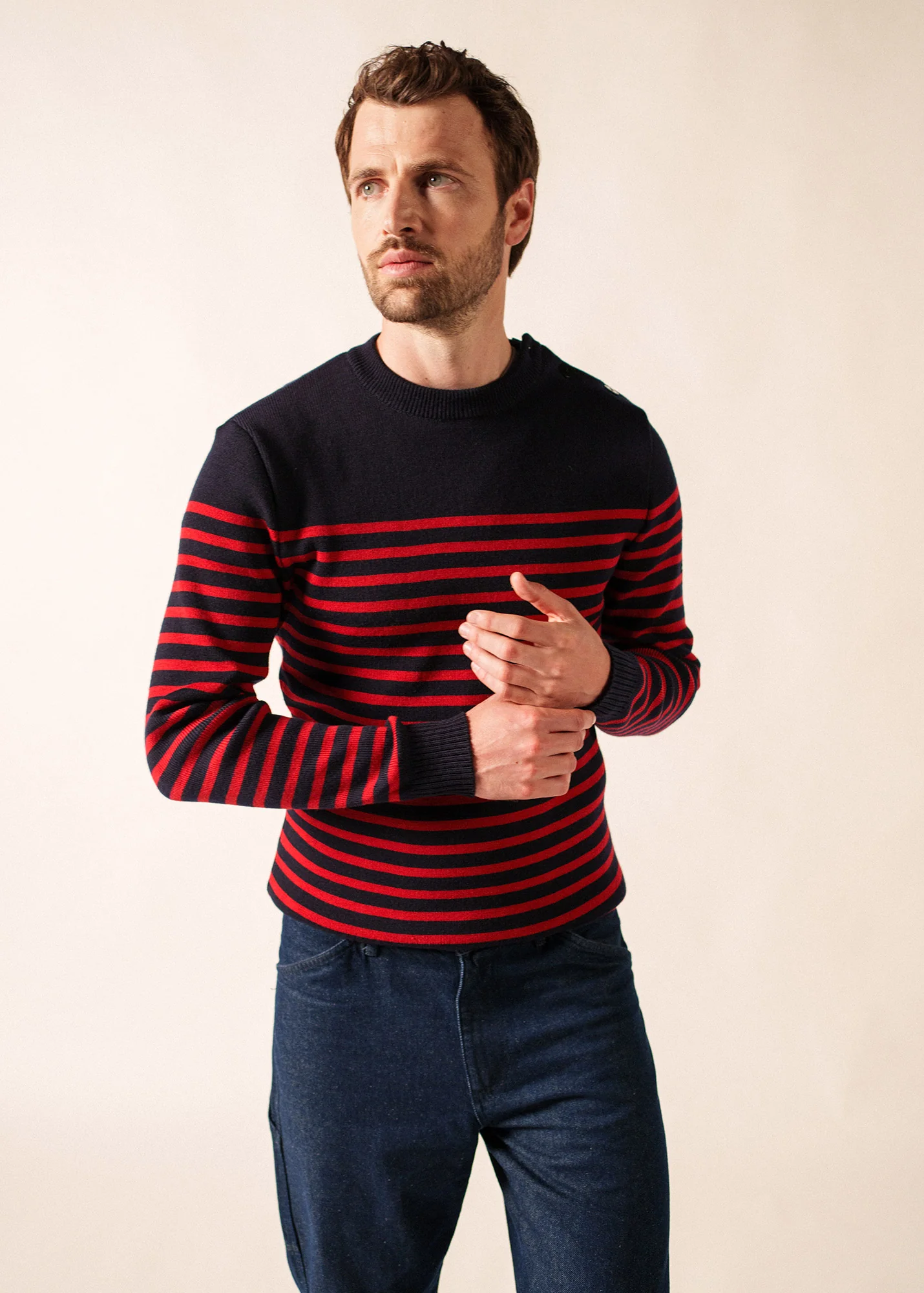 Rochefort sailor jumper (NAVY/MEDOC)