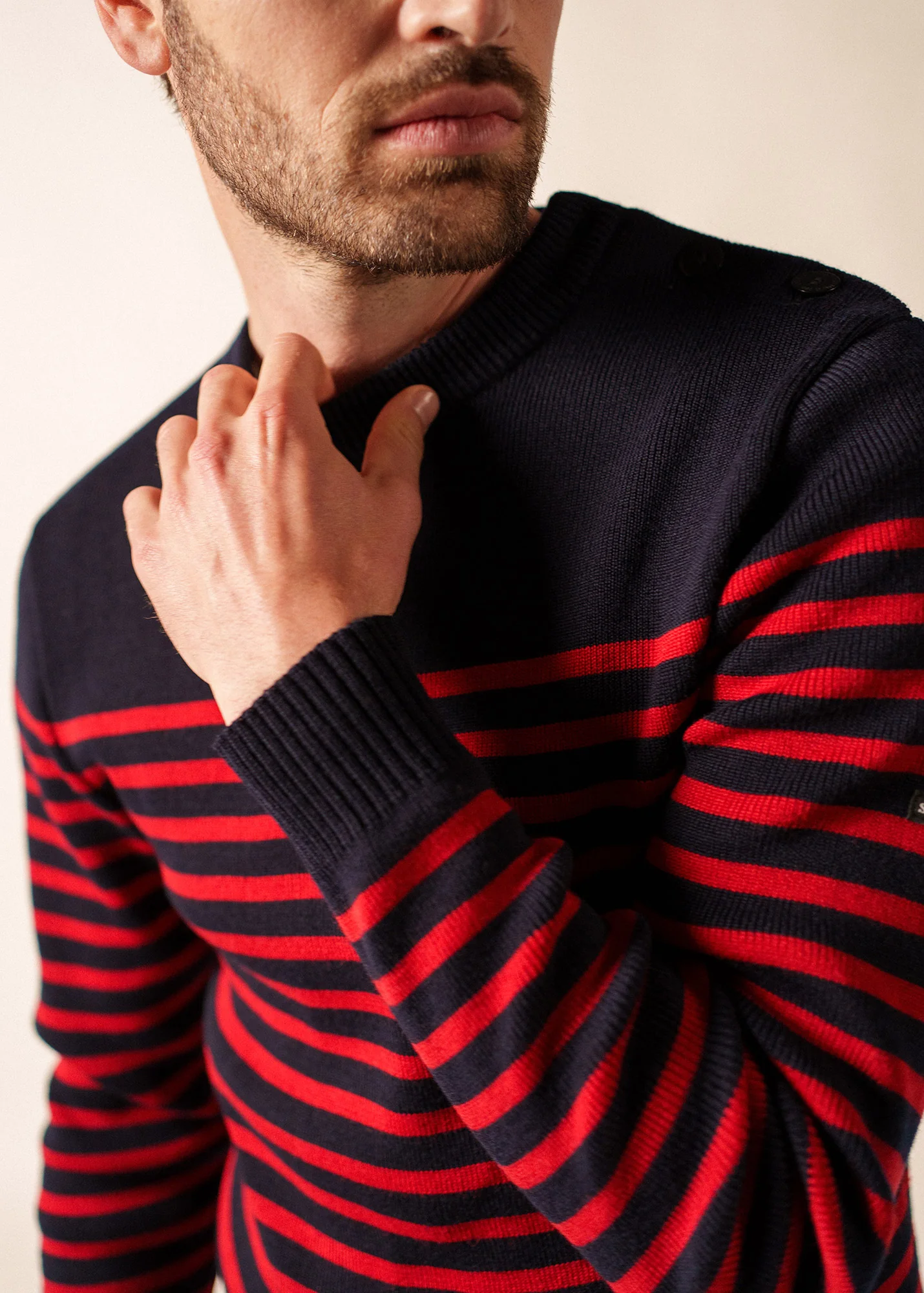 Rochefort sailor jumper (NAVY/MEDOC) - Image 5