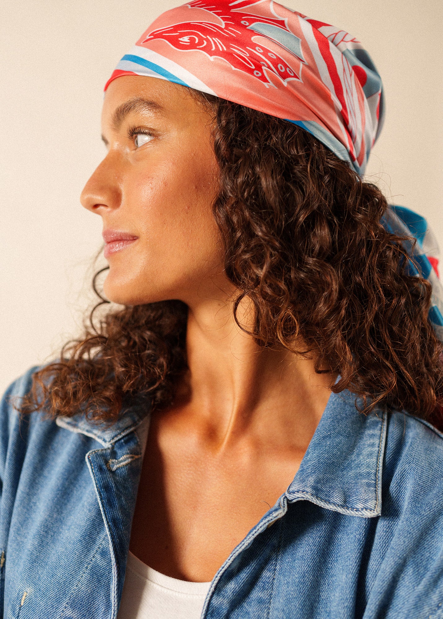 Fond Marin square scarf (PLAY)