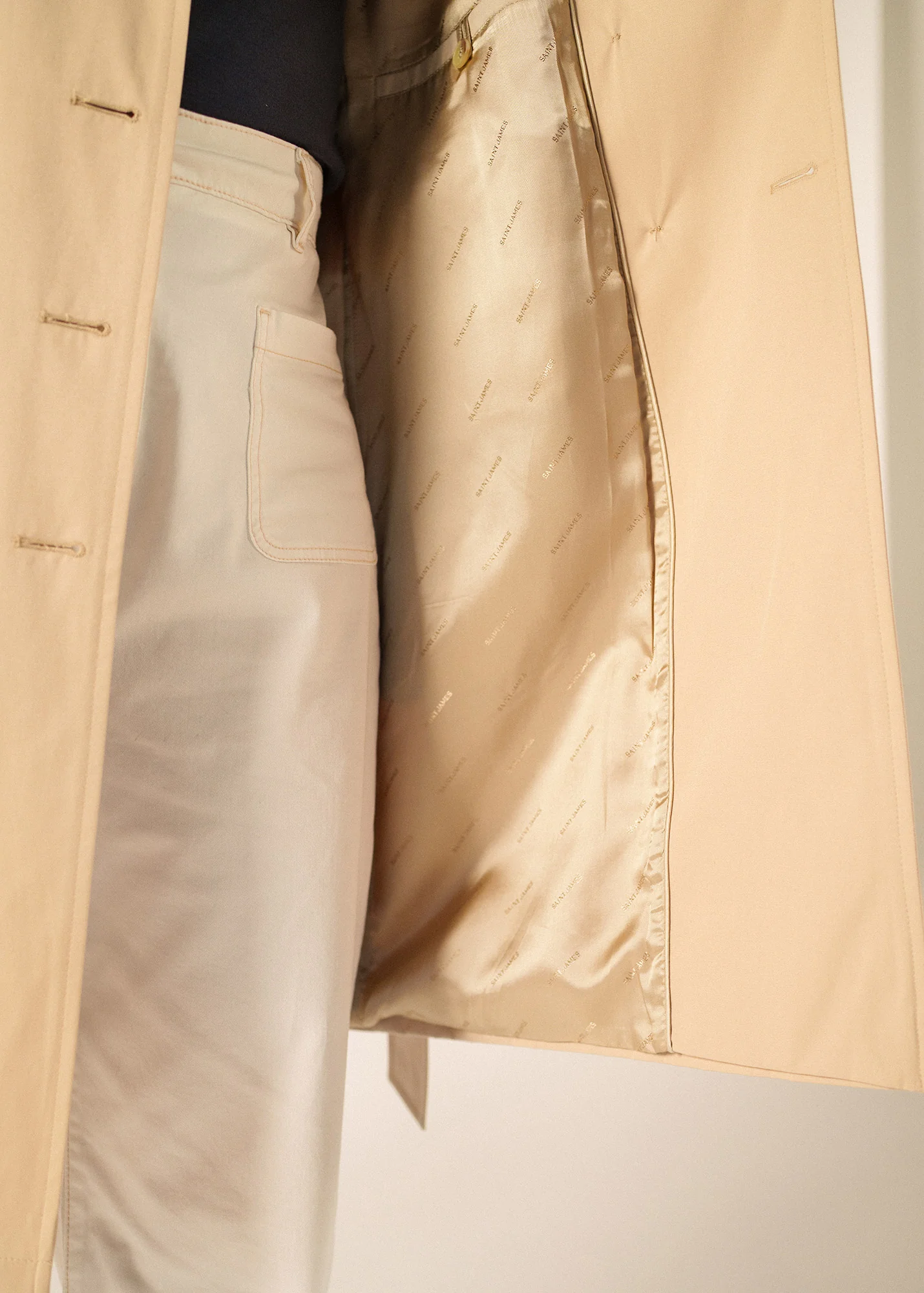 Ste Honorine trench coat (BEIGE) - Image 5