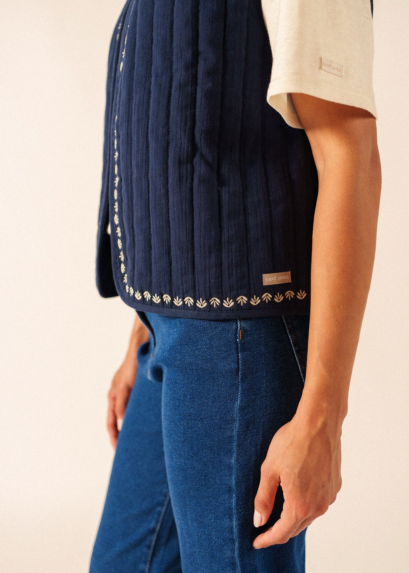 Ste Lily Jacket (MARINE/TOILE) - Image 5