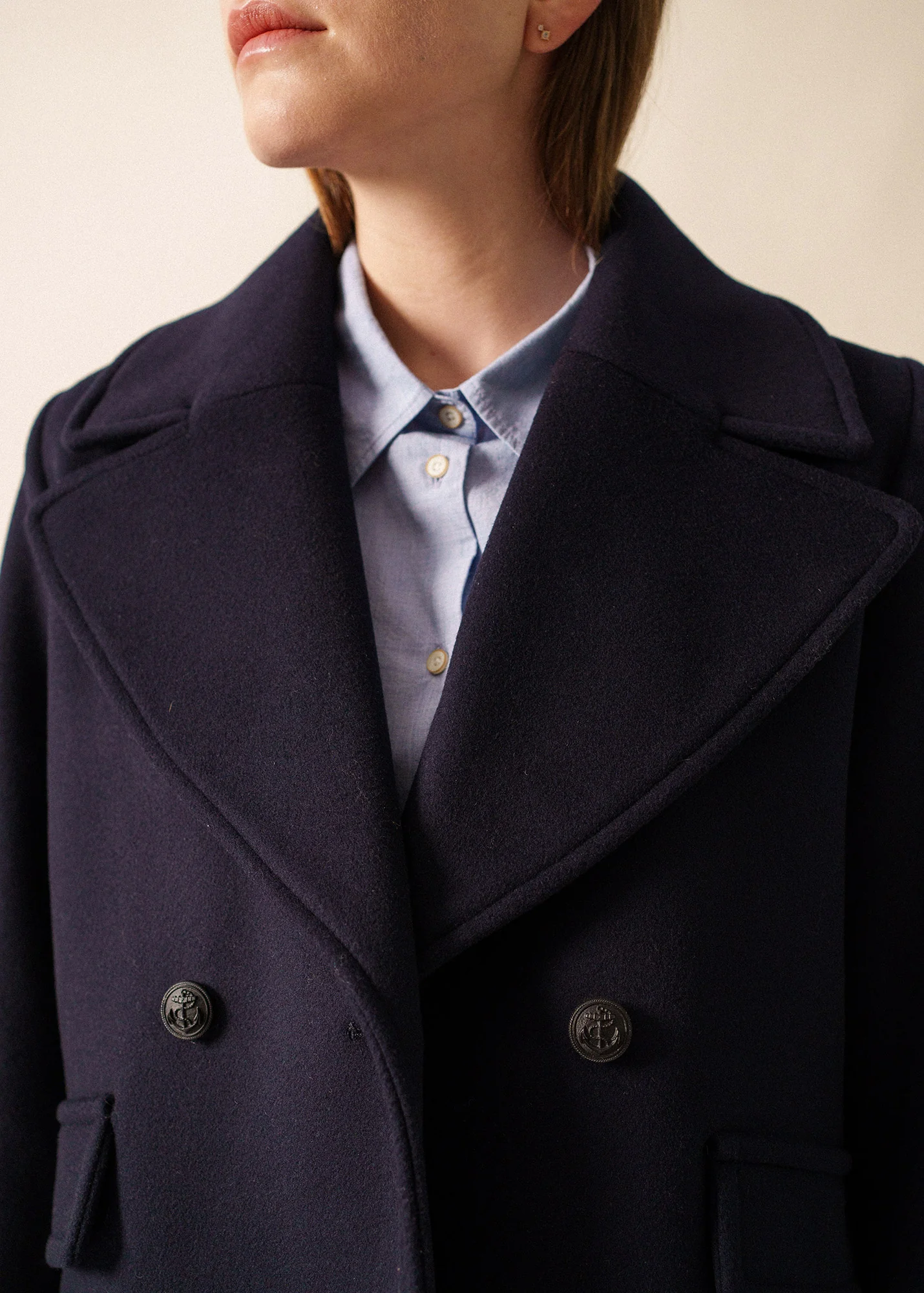 Ste Romy peacoat (NAVY) - Image 4