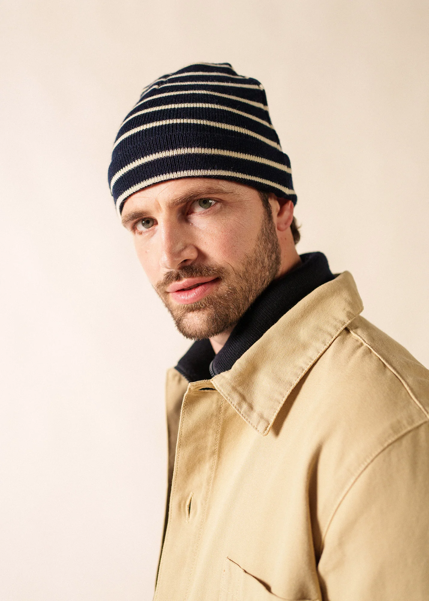 Sailor hat (MARINE/ECRU)