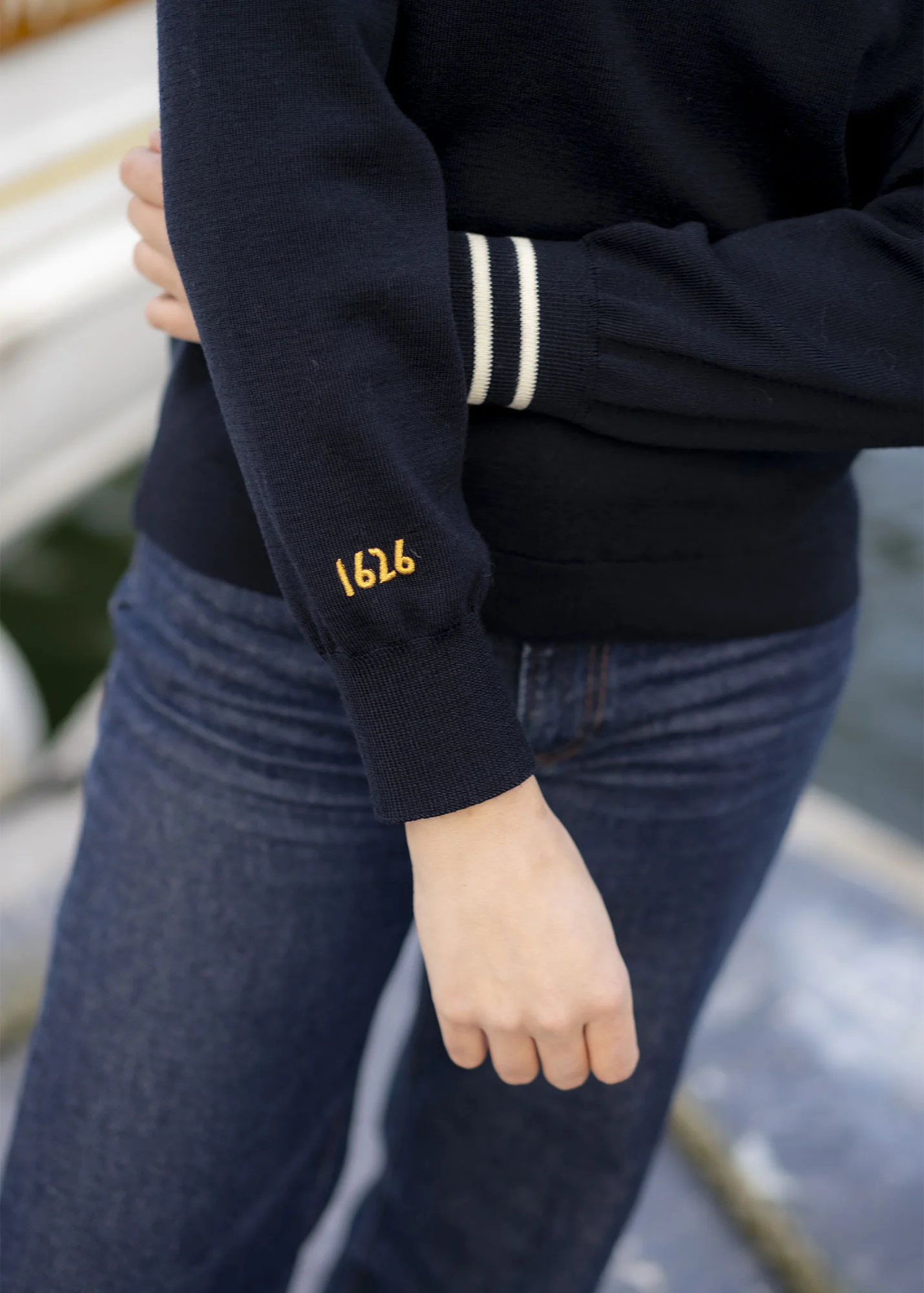 Suffren x Marine nationale Jumper (NAVY) - Image 5