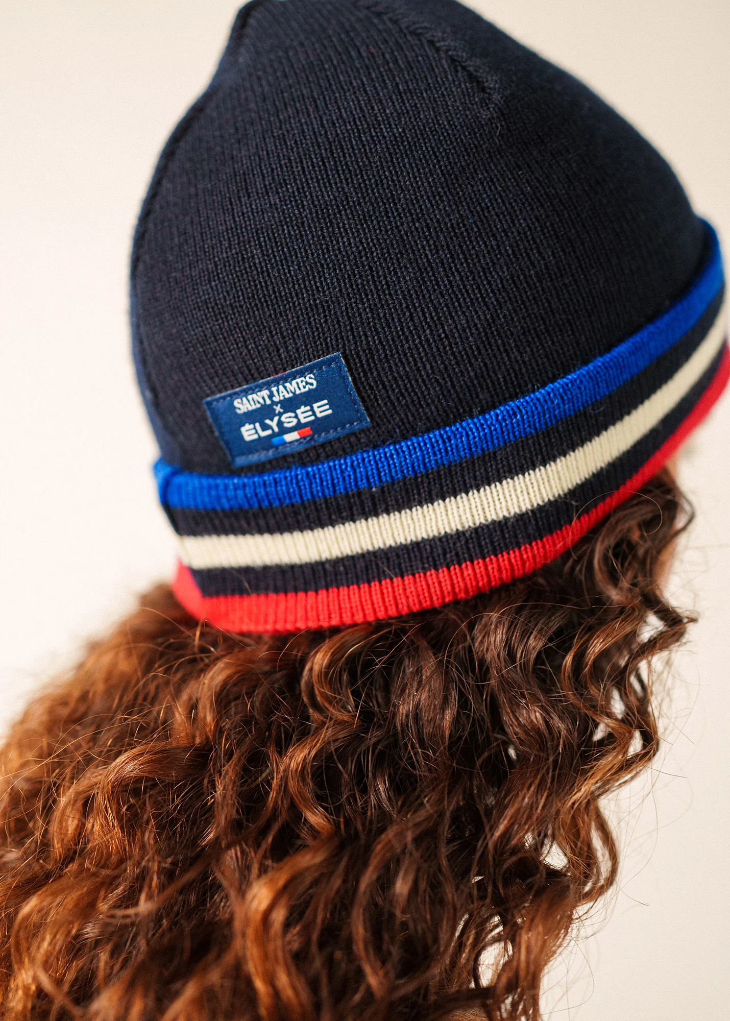 Tricolour beanie x l'Elysée (MARINE) - Image 4