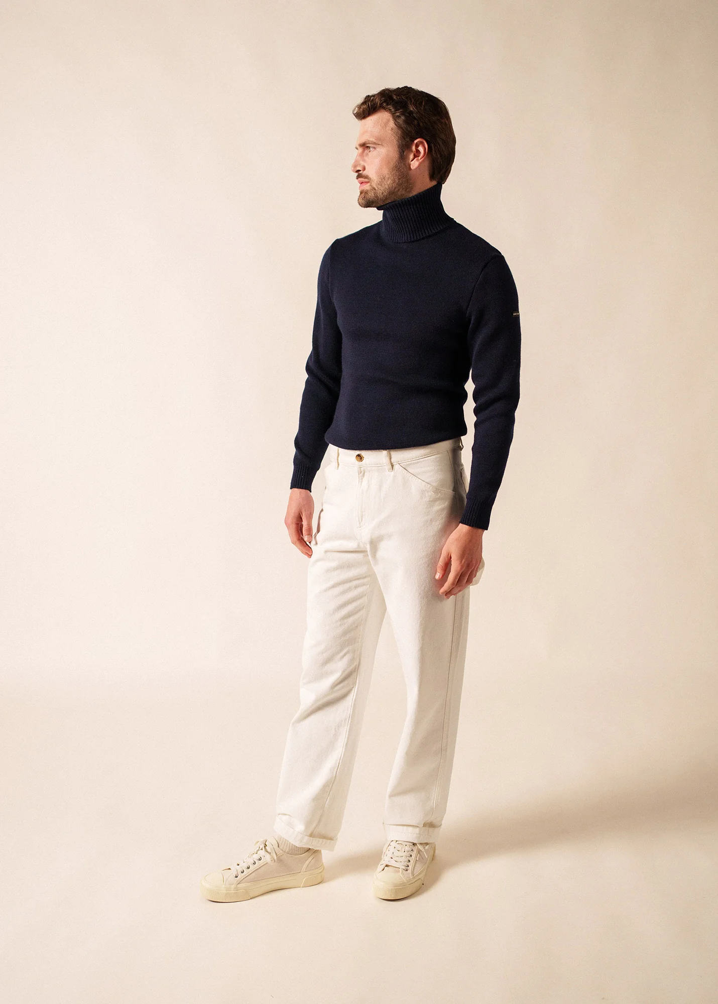 Turtleneck jumper (MARINE)