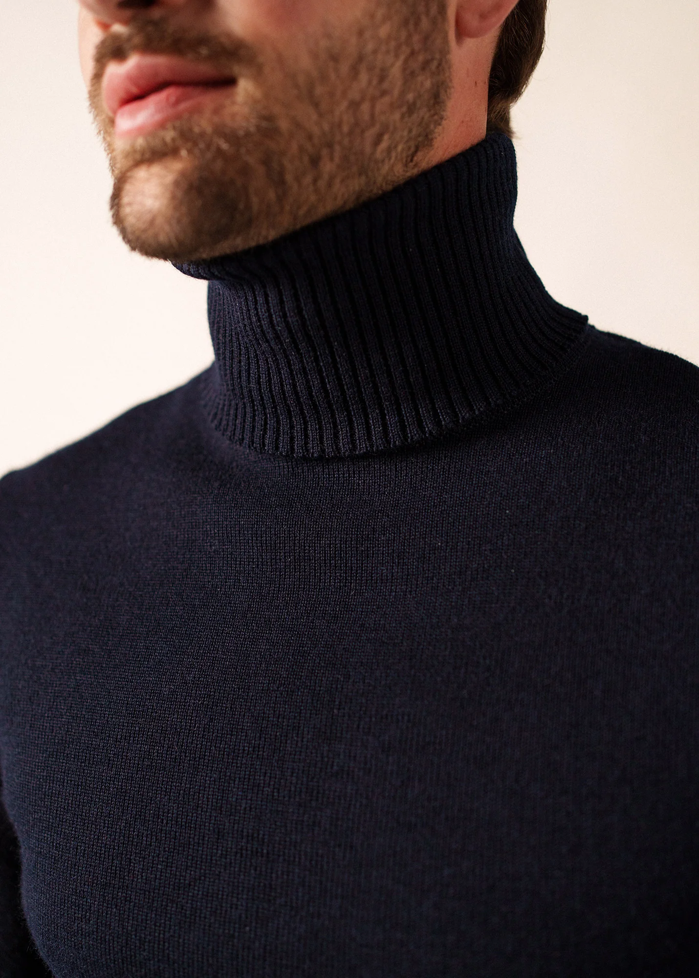 Turtleneck jumper (MARINE) - Image 4
