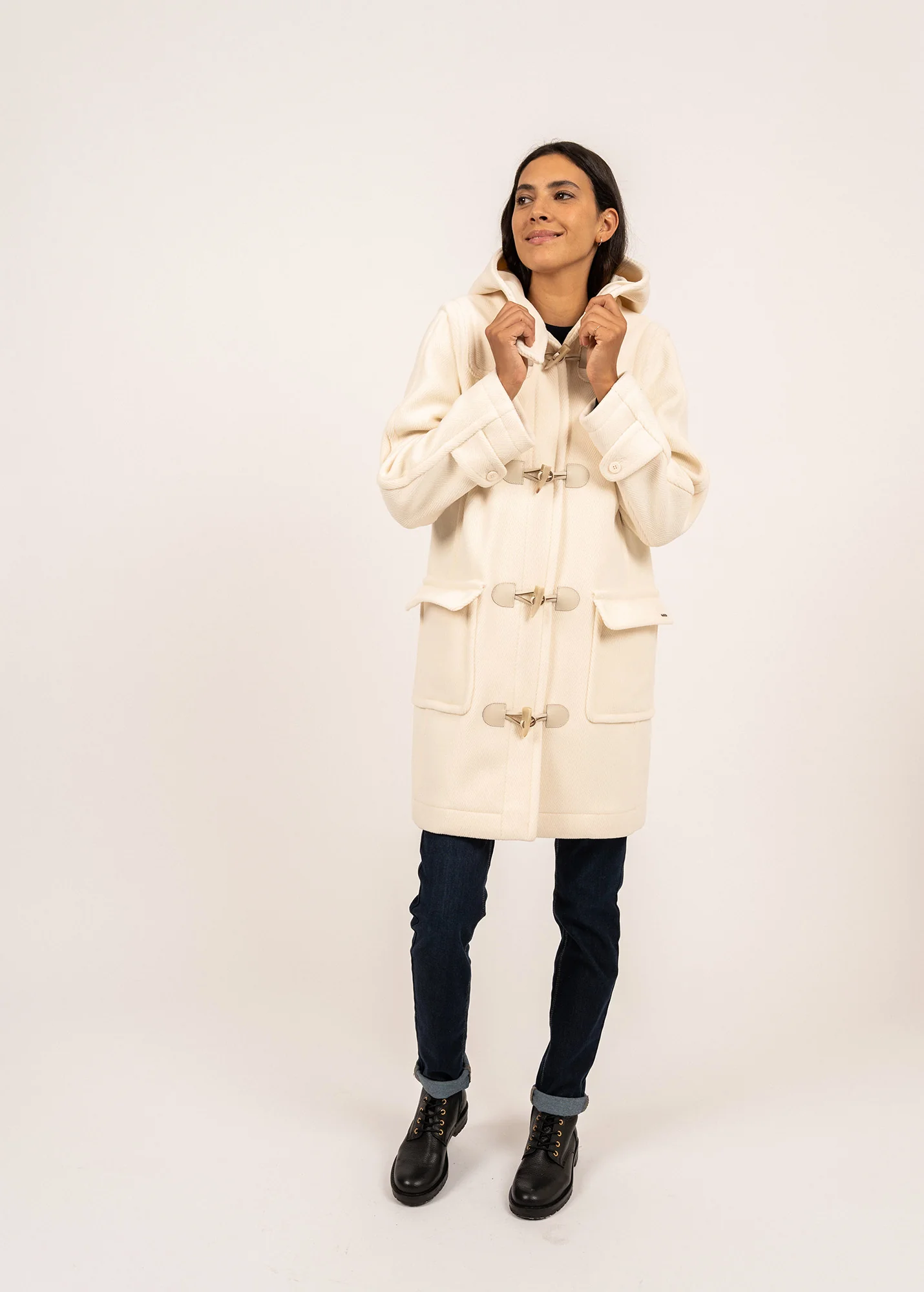 Vénus duffle-coat (BLANC D'HIVER) - Image 3