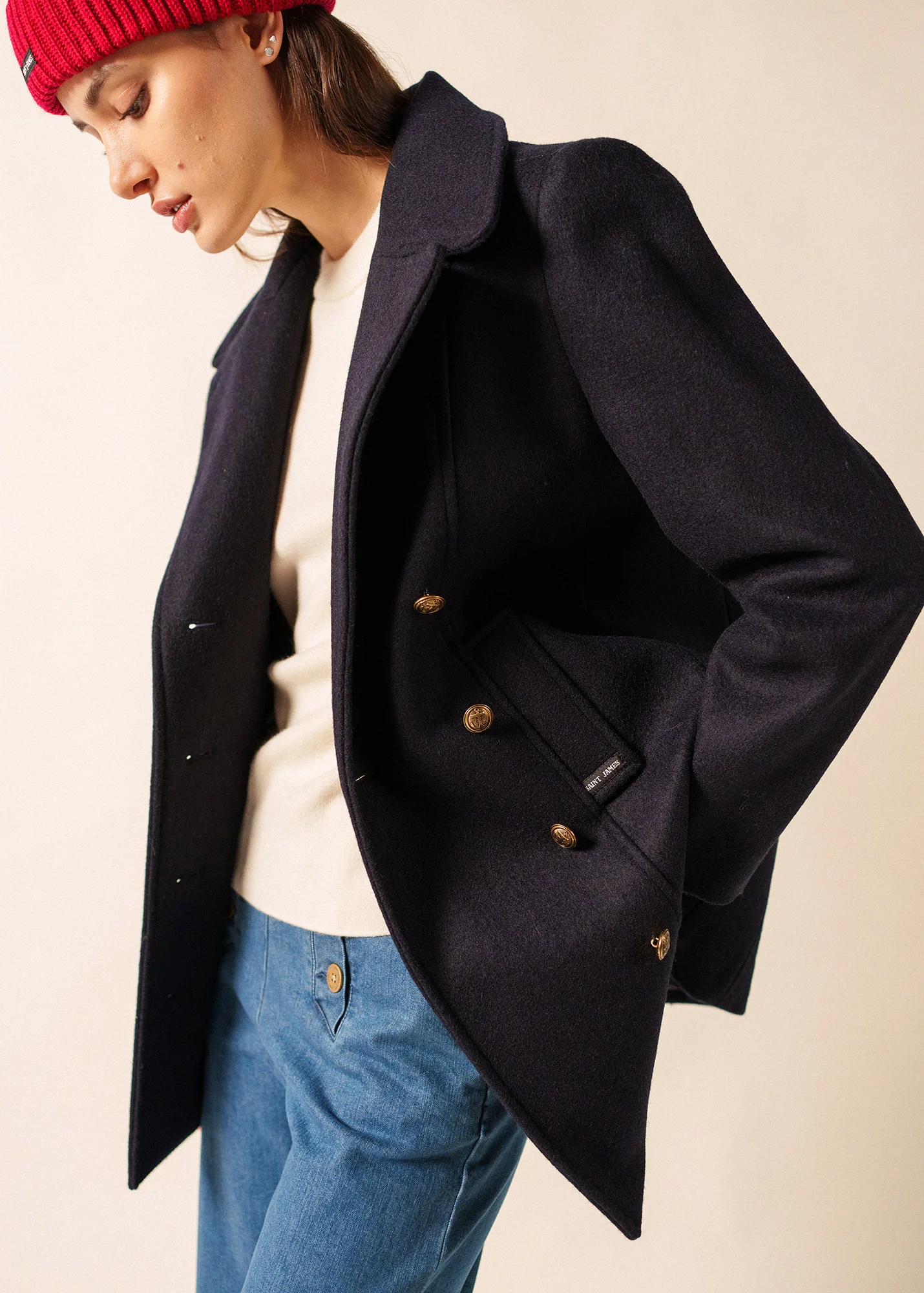 Voilure peacoat (NAVY) - Image 3