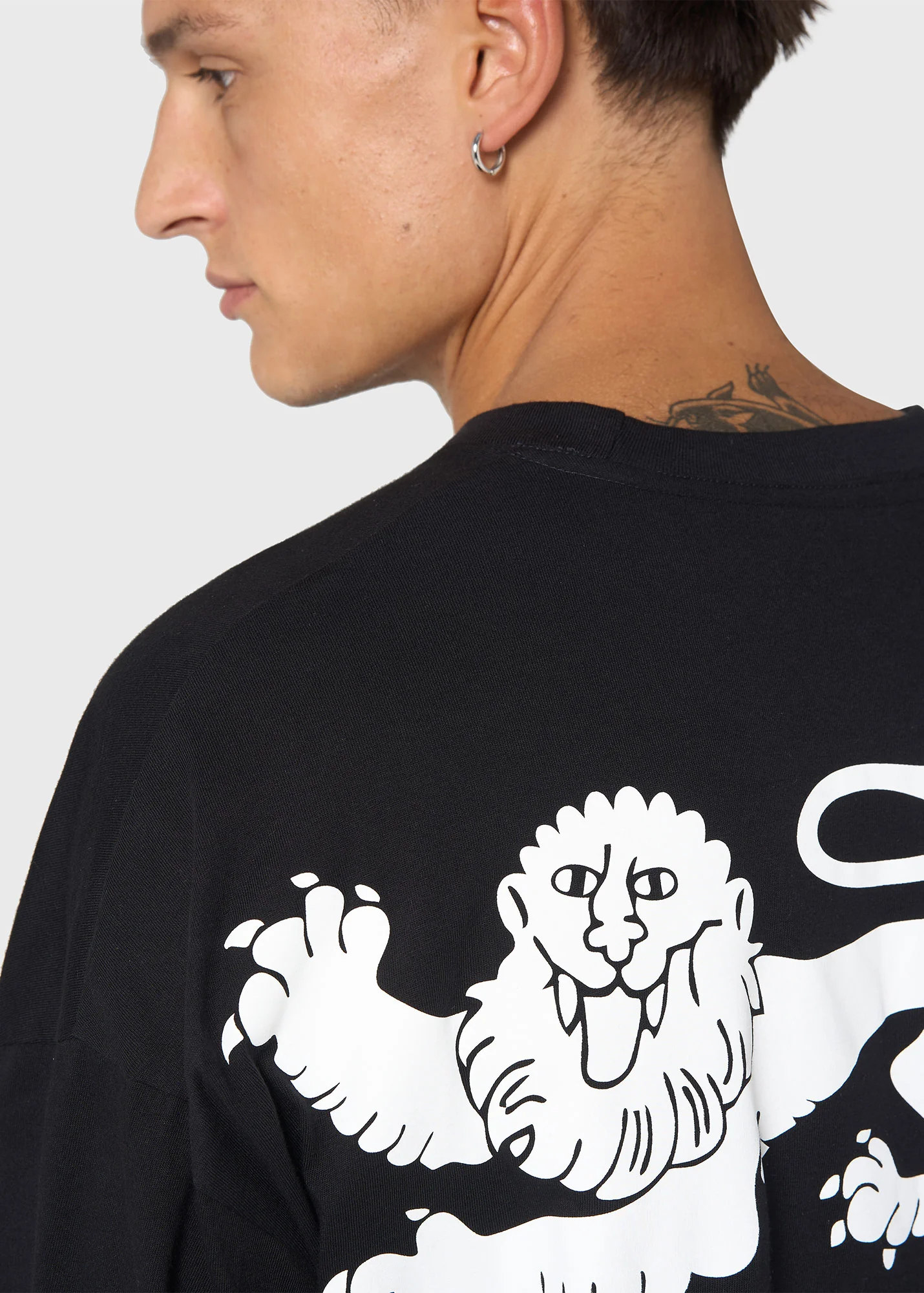 Yocaen t-shirt - SAINT JAMES x AVNIER (NOIR) - Image 3