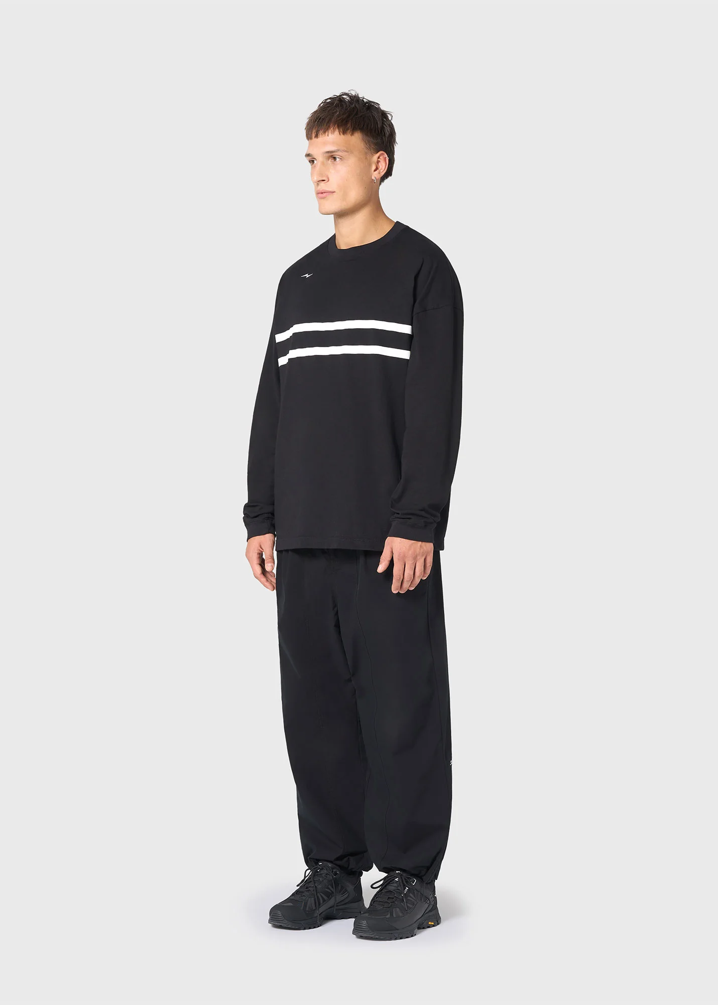 Yocaen t-shirt - SAINT JAMES x AVNIER (NOIR) - Image 6